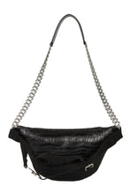 Load image into Gallery viewer, Banane Veau Noir Croco taille M
